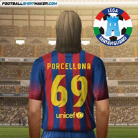 Maglia fantacalcio F.C. Porcellona